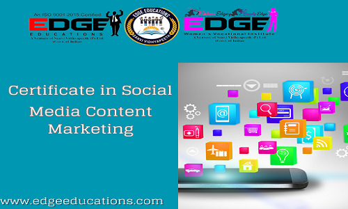  Certificate in social media Content Marketing 